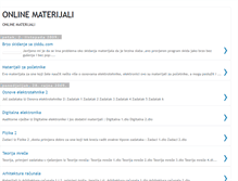 Tablet Screenshot of online-materijali.blogspot.com