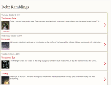 Tablet Screenshot of debzramblings.blogspot.com