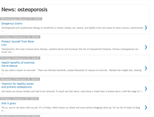 Tablet Screenshot of med-newsosteoporosis.blogspot.com