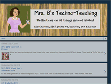 Tablet Screenshot of mrsbtechnoteach.blogspot.com