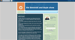 Desktop Screenshot of deminskianddoyleshow.blogspot.com