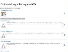Tablet Screenshot of linguaportuguesaavm.blogspot.com