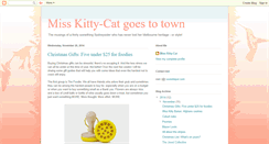Desktop Screenshot of misskitty-catgoestotown.blogspot.com