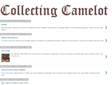 Tablet Screenshot of collectingcamelot.blogspot.com