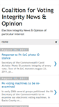 Mobile Screenshot of coalitionforvotingintegrity.blogspot.com