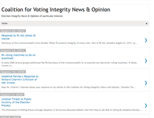 Tablet Screenshot of coalitionforvotingintegrity.blogspot.com