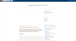Desktop Screenshot of kabbalahgfu.blogspot.com