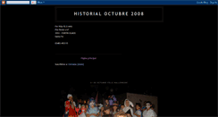 Desktop Screenshot of historialoctubre2008.blogspot.com