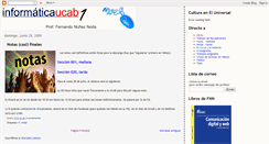 Desktop Screenshot of informaticaucab.blogspot.com