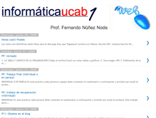 Tablet Screenshot of informaticaucab.blogspot.com