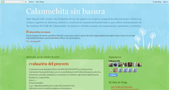 Desktop Screenshot of calamuchitasinbasura.blogspot.com