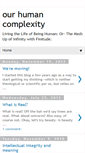 Mobile Screenshot of ourhumancomplexity.blogspot.com