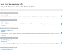 Tablet Screenshot of ourhumancomplexity.blogspot.com