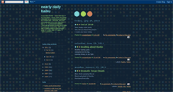 Desktop Screenshot of daily-haiku.blogspot.com