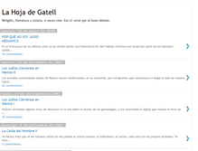 Tablet Screenshot of lahojadegatell.blogspot.com