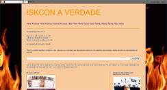 Desktop Screenshot of iskconaverdade.blogspot.com