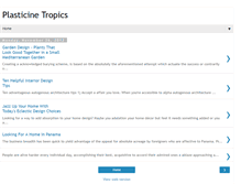 Tablet Screenshot of plasticinetropics.blogspot.com