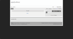 Desktop Screenshot of anjalysdiary.blogspot.com