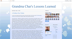 Desktop Screenshot of grandmacharslessonslearned.blogspot.com