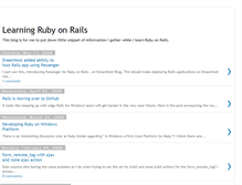 Tablet Screenshot of learningrubyonrails.blogspot.com