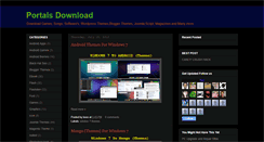 Desktop Screenshot of portalsdownload.blogspot.com