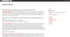 Desktop Screenshot of lawyernewsblog.blogspot.com