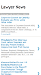 Mobile Screenshot of lawyernewsblog.blogspot.com