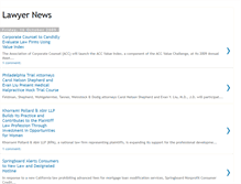 Tablet Screenshot of lawyernewsblog.blogspot.com