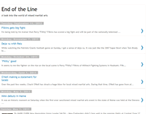 Tablet Screenshot of endoftheline603.blogspot.com