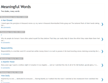 Tablet Screenshot of meaningful-words.blogspot.com