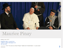 Tablet Screenshot of mauricepinay.blogspot.com