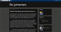 Desktop Screenshot of gadgetingwithme.blogspot.com