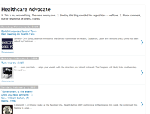 Tablet Screenshot of healthcareadvocate-kevin.blogspot.com