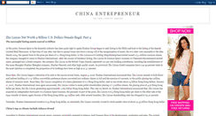 Desktop Screenshot of chinaentrepreneur.blogspot.com