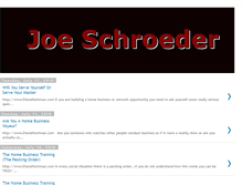 Tablet Screenshot of joeschroeder.blogspot.com