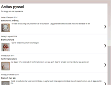 Tablet Screenshot of anitaspyssel.blogspot.com