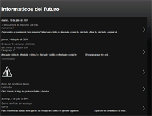 Tablet Screenshot of informaticosdelfuturo.blogspot.com