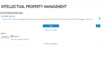 Tablet Screenshot of intellectualpropertymgmt.blogspot.com