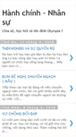 Mobile Screenshot of hanhchinh-nhansu.blogspot.com