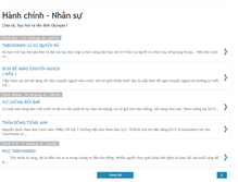 Tablet Screenshot of hanhchinh-nhansu.blogspot.com