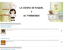 Tablet Screenshot of cocinaconraquelysuthermomix.blogspot.com