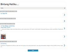 Tablet Screenshot of bintanghatiintan.blogspot.com