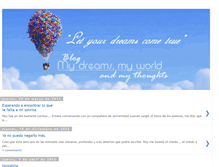 Tablet Screenshot of mydreams-myworld-mythoughts.blogspot.com