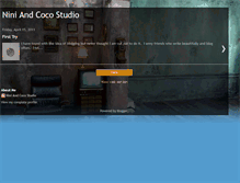 Tablet Screenshot of niniandcocostudio.blogspot.com