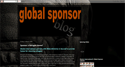 Desktop Screenshot of globalsponsor.blogspot.com