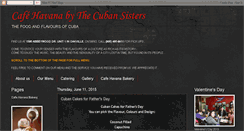 Desktop Screenshot of cafehavanabythecubansisters.blogspot.com