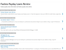 Tablet Screenshot of faxless-payday-loans-review.blogspot.com