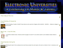 Tablet Screenshot of electronicuniversities.blogspot.com