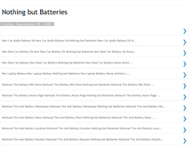 Tablet Screenshot of batteriesblog.blogspot.com