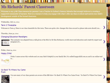 Tablet Screenshot of parentclassroom.blogspot.com